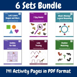 6 Sets Bundle: Printable...