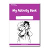 FREE Printable My Activity Book Cover: Girl with Cat